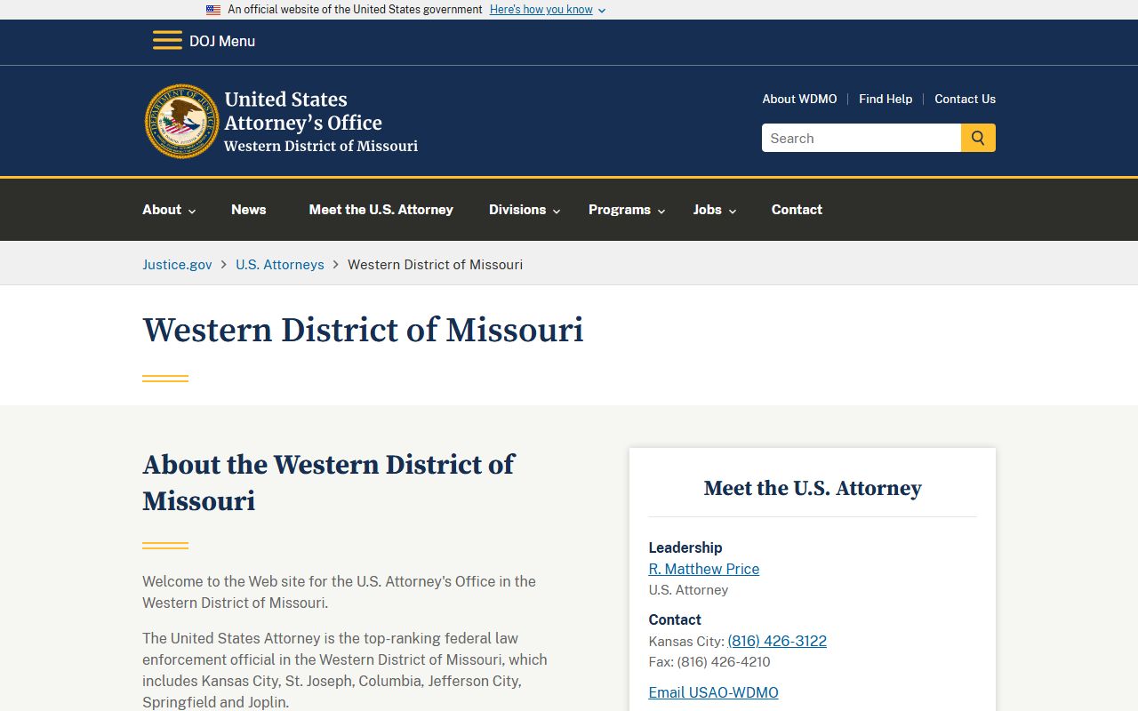 Oregon County arrest records and federal criminal charge distinction