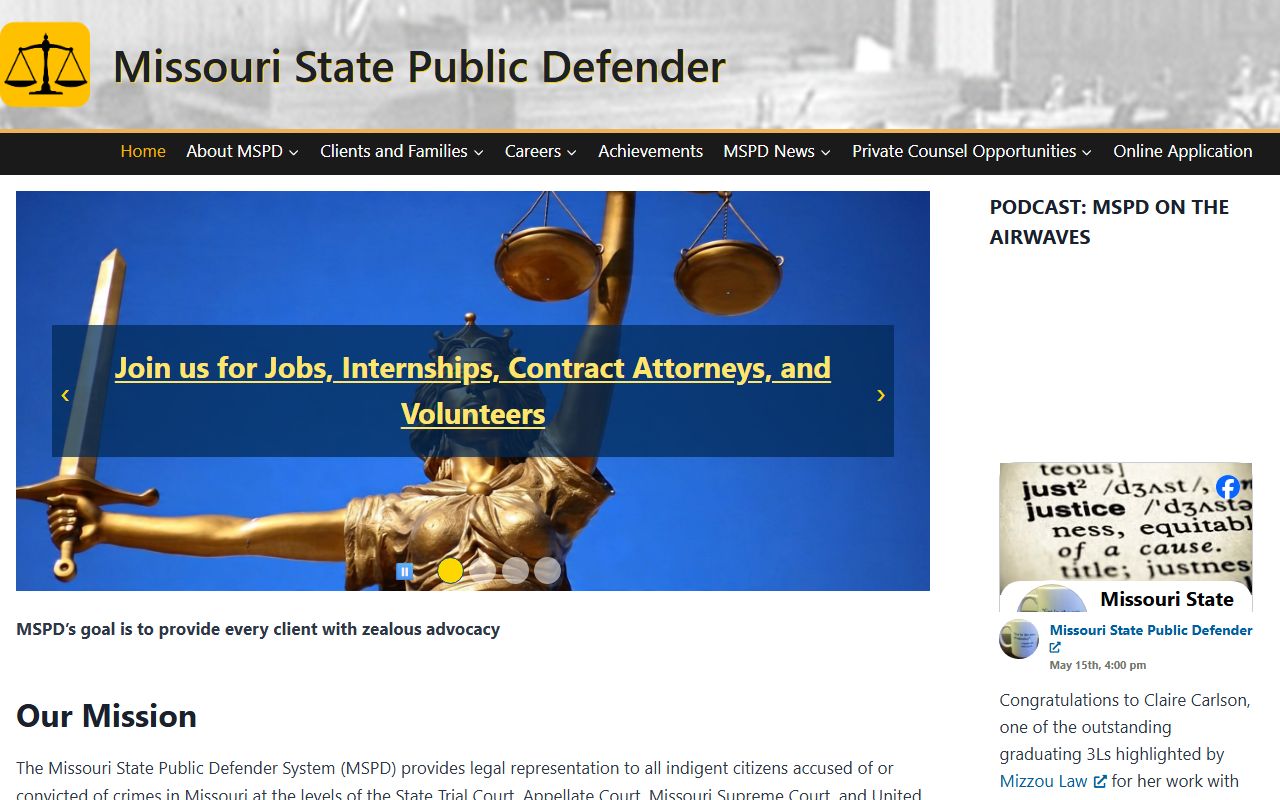Oregon County criminal court records Missouri State Public Defender source